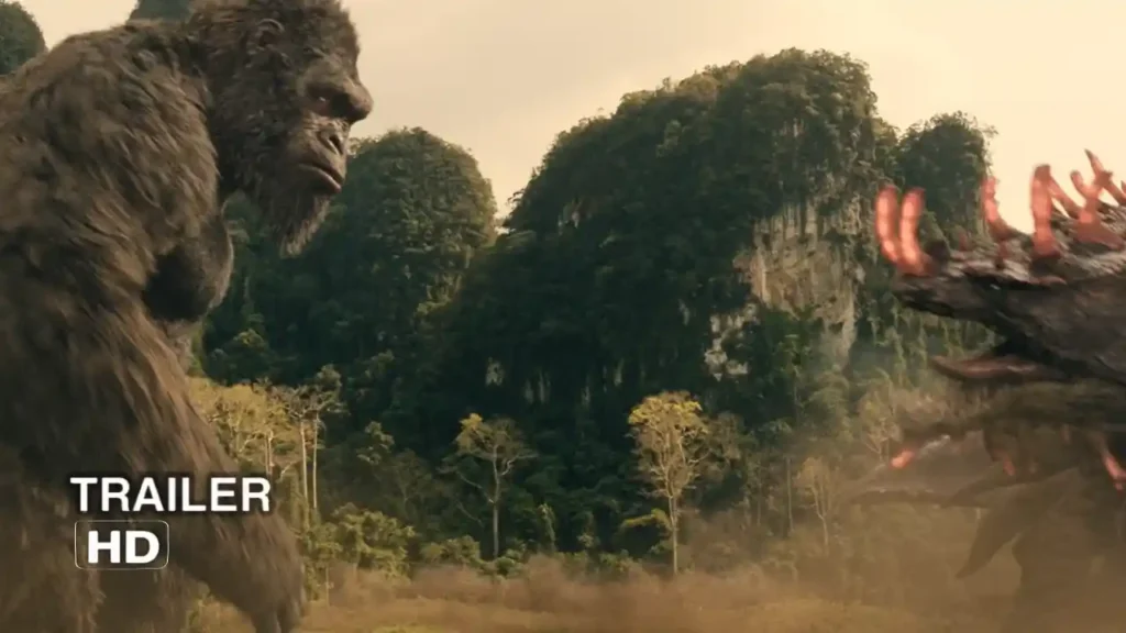 Monster X vs Kong fight